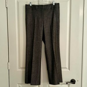 Ann Taylor Black Tweed Slacks - Lined, Trouser Leg, Size 10P